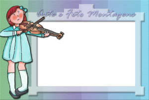 menina tocando violino.