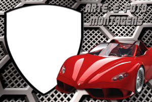 Carro Ferrari vermelho.