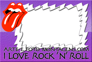 boca rolling stones, frase 'i love rock n roll'.