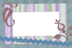 Elementos scrapbook, moldura decorada, fundo texturizado.
