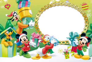 natal disney, Mickey, minnie, pluto, pateta, pato donald.