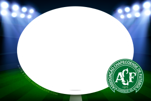 Escudo time Chapecoense, verde e branco.