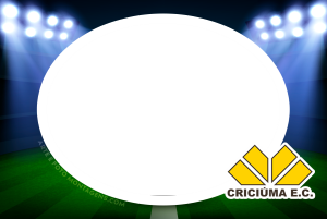 Escudo time Criciúma, Tigre, amarelo e preto.