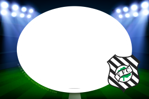 Escudo time Figueirense, preto e branco.