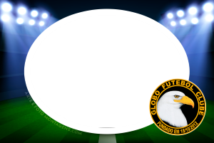 Escudo time Globo FC, Águia, amarelo, vermelho e preto.