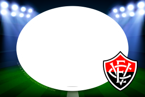 Escudo time Vitória, Leão, vermelho e preto.