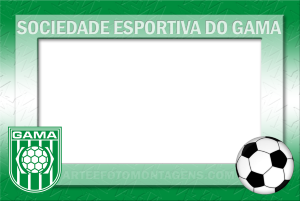 Escudo time Gama, Periquito, verde e branco.