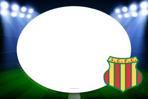 Escudo time Sampaio Corrêa, Bolívia Querida, verde, amarelo e vermelho.